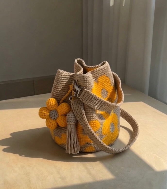 PetalThreads: Crochet Flower Handbags