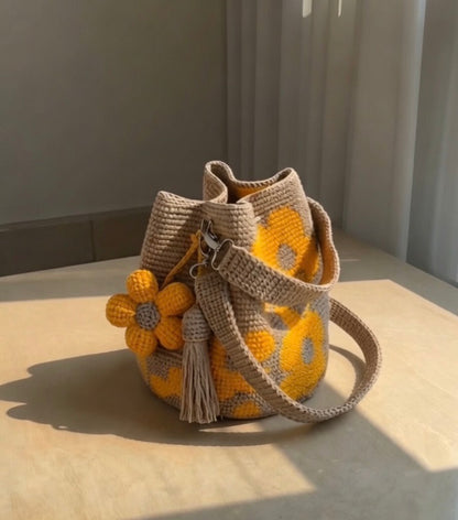 PetalThreads: Crochet Flower Handbags