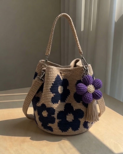 PetalThreads: Crochet Flower Handbags